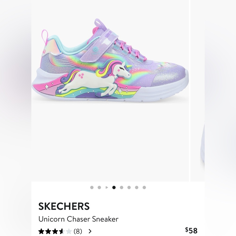 Skechers Pastel Unicorn Light-Up Shoes